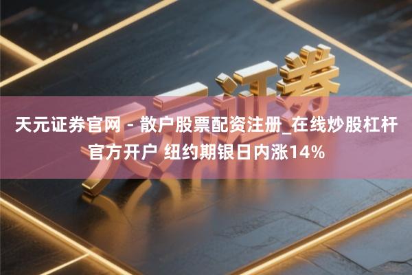 天元证券官网 - 散户股票配资注册_在线炒股杠杆官方开户 纽约期银日内涨14%
